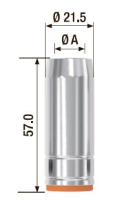 FUBAG Газовое сопло D=18.0 мм FB 250 (2 шт.) в #REGION_NAME_DECLINE_PP# фото