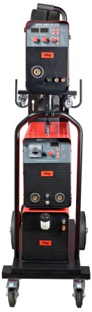 Сварочный полуавтомат INMIG 500T DW SYN + Подающий механизм DRIVE INMIG DW SYN + Шланг-пакет 5 м + Горелка FB 500 3 м + Блок жидкостного охлаждения + Тележка в Хабаровске фото