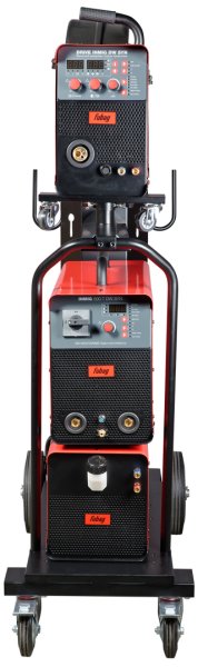 Сварочный полуавтомат INMIG 500T DW SYN + Подающий механизм DRIVE INMIG DW SYN + Шланг-пакет 5 м + Горелка FB 500 3 м + Блок жидкостного охлаждения + Тележка в Хабаровске фото