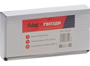 FUBAG Гвозди для SN4050 (1.05х1.25, 20мм, 5000 шт) в #REGION_NAME_DECLINE_PP# фото