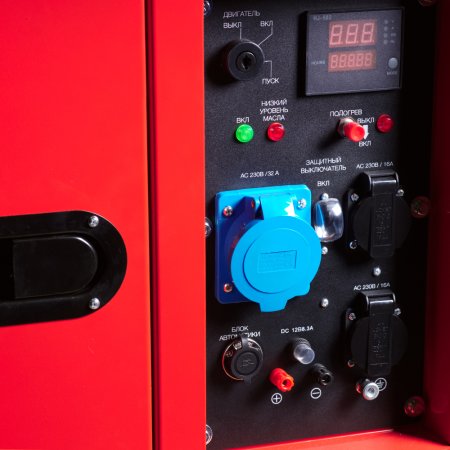 FUBAG Дизельный генератор с электростартером и коннектором автоматики DS 6500 AC ES (кожух) в Хабаровске фото