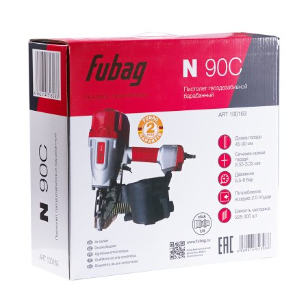 FUBAG Пистолет гвоздезабивной барабанный N90C в Хабаровске фото
