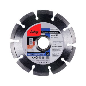 Алмазный отрезной диск FUBAG Universal Pro диам. 125/22.2 в Хабаровске фото