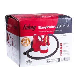 FUBAG Электрический краскораспылитель EasyPaint S500/1.8 с верхним бачком в Хабаровске фото