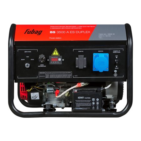 Бензиновый генератор FUBAG BS 3500 A ES DUPLEX в Хабаровске фото