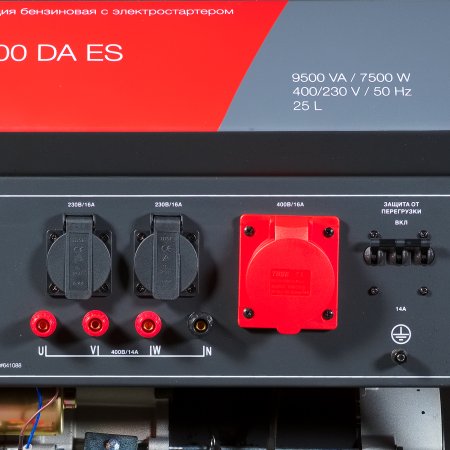 Бензиновый генератор FUBAG BS 8000 DA ES (трехфазный) с электростартером и коннектором автоматики в Хабаровске фото