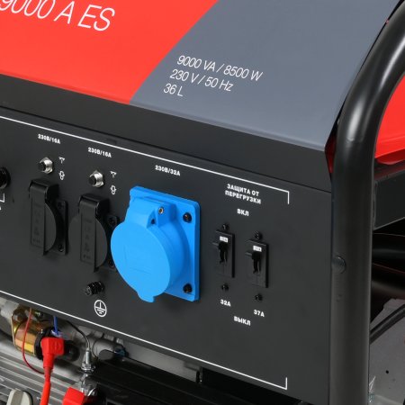 Бензиновый генератор FUBAG BS 9000 A ES с электростартером и коннектором автоматики в Хабаровске фото
