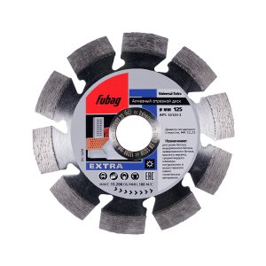 Алмазный отрезной диск FUBAG Universal Extra D125 мм/ 22.2 мм в Хабаровске фото
