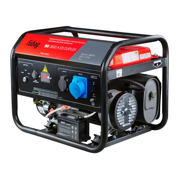 Бензиновый генератор FUBAG BS 3500 A ES DUPLEX в Хабаровске фото